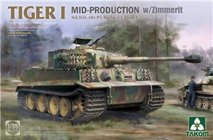 Bachmann Europe plc - German WWII Tiger I Late/Late Command w 